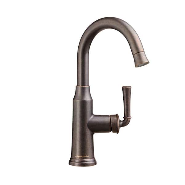 American Standard Portsmouth Single-Handle Pull-Down Bar Faucet in Oil Rubbed Bronze