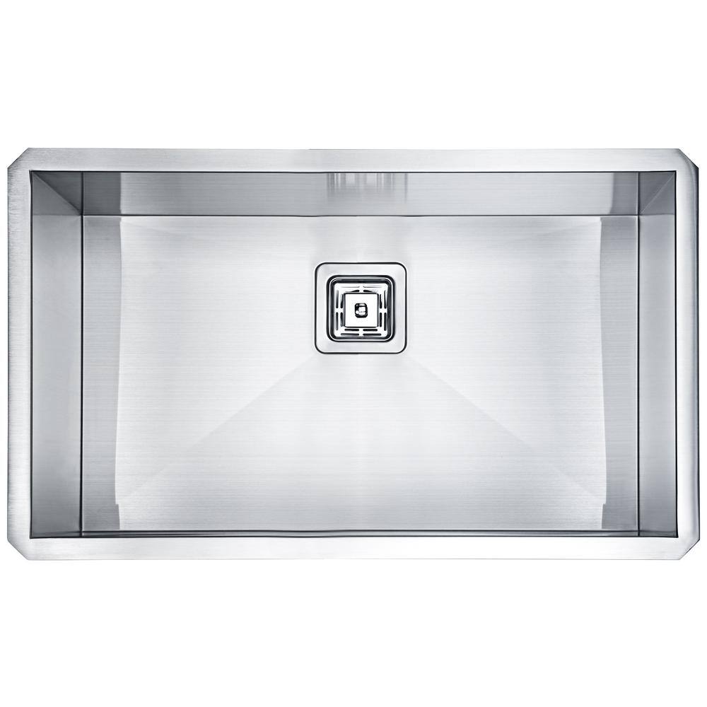 Vanguard 30'' Stainless Steel Undermount Single Bowl Kitchen Sink