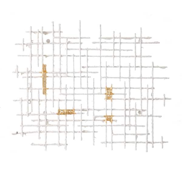 Miscool Anky Iron 26 in. x 32 in. Multi-Colored Wall Architectural Decor Wall Decor