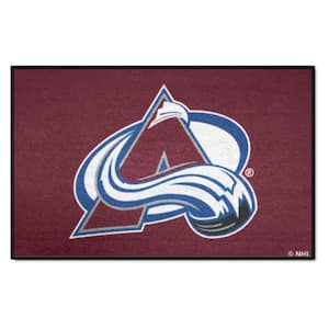 Colorado Avalanche Maroon 19 in. x 30 in. Starter Mat Accent Rug
