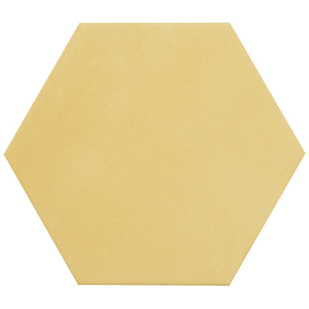 Eclipse Yellow 7.79 in. x 0.59 in. Matte Porcelain Floor and Wall Tile Sample price history on PriceWatchPro
