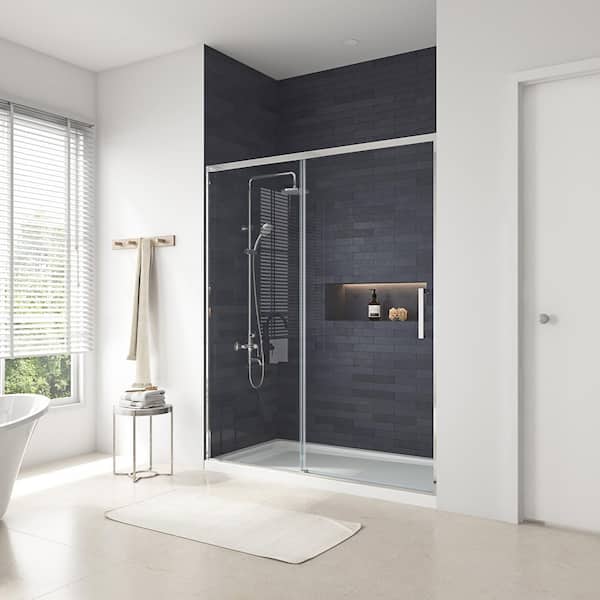 Glacier Bay Kincaid 57 1/16 in. - 60 in. W x 72 in. H