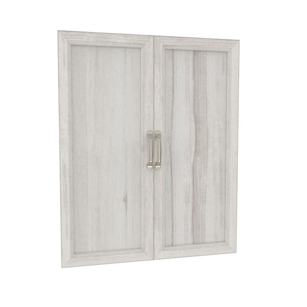 ClosetMaid Style+ 25 in. W Traditional Bleached Walnut Closet Door Kit