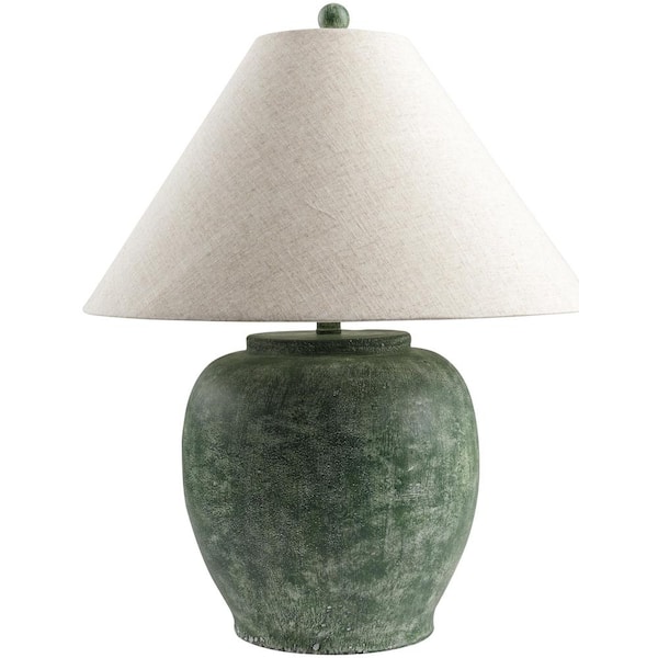 Forest FRT-001 26 in. H x 20 in. W x 20 in. D Accent Table Lamp, Beige