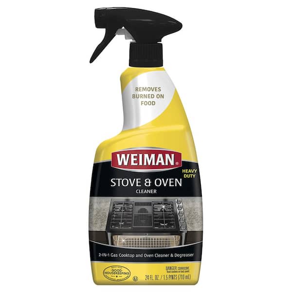 Weiman HEAVY DUTY OVEN GRILL CLEANER & DEGREASER No Drip Foaming Action 24oz