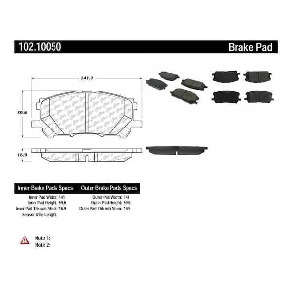 Centric Parts Disc Brake Pad Set