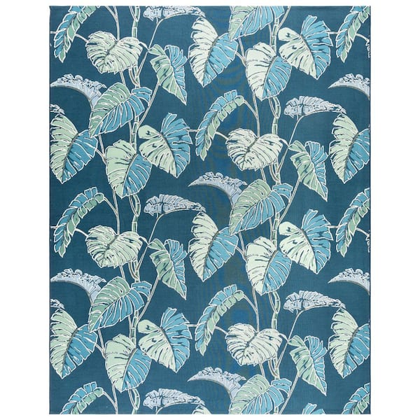 KONA COAST BY REYN SPOONER Fresco Kukui Navy 5 ft. x 7 ft. Floral ...
