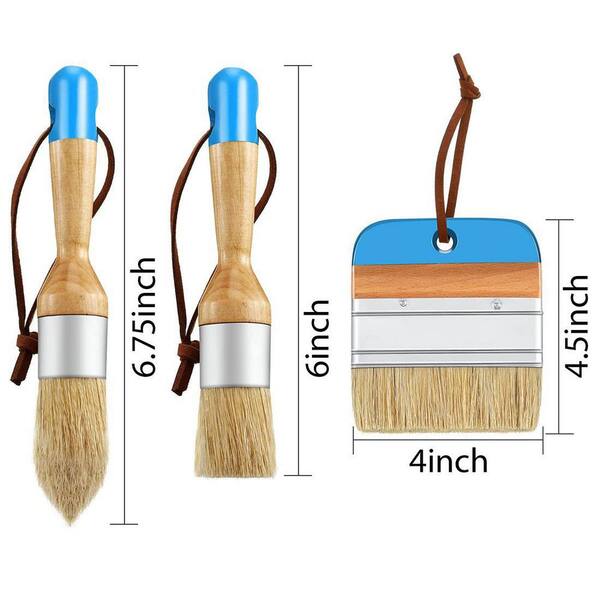 Zibra 5-Pack Multiple Sizes Reusable Polyester Assorted Paint Brush (Brush  Set) in the Paint Brushes department at