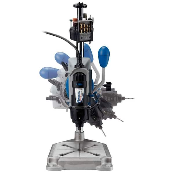  Dremel High Performance Rotary Tool Kit with Rotary Tool  Workstation Drill Press Work Station and Wrench : Everything Else