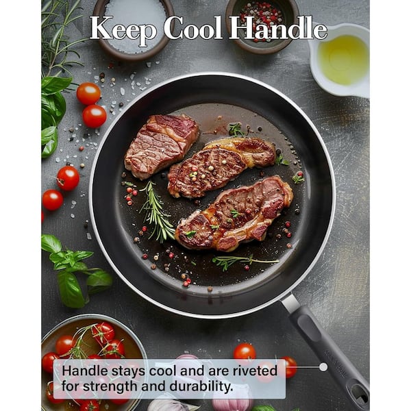 Cook N Home and 11 3-Piece Nonstick Saute