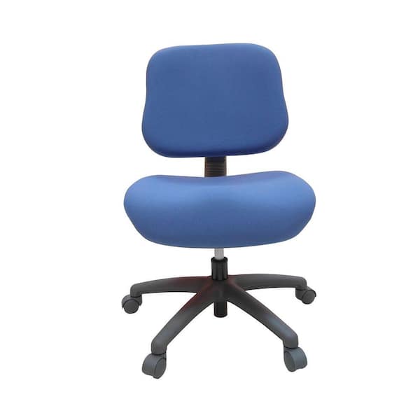 ORE International Blue Fabric Adjustable Office Chair