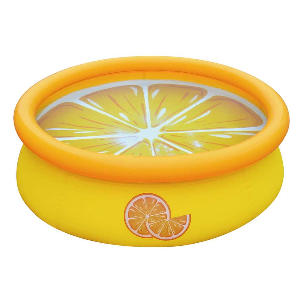 Reviews for JLeisure Sun Club 5 ft. Round 16.5 in. Deep 3D Orange Above