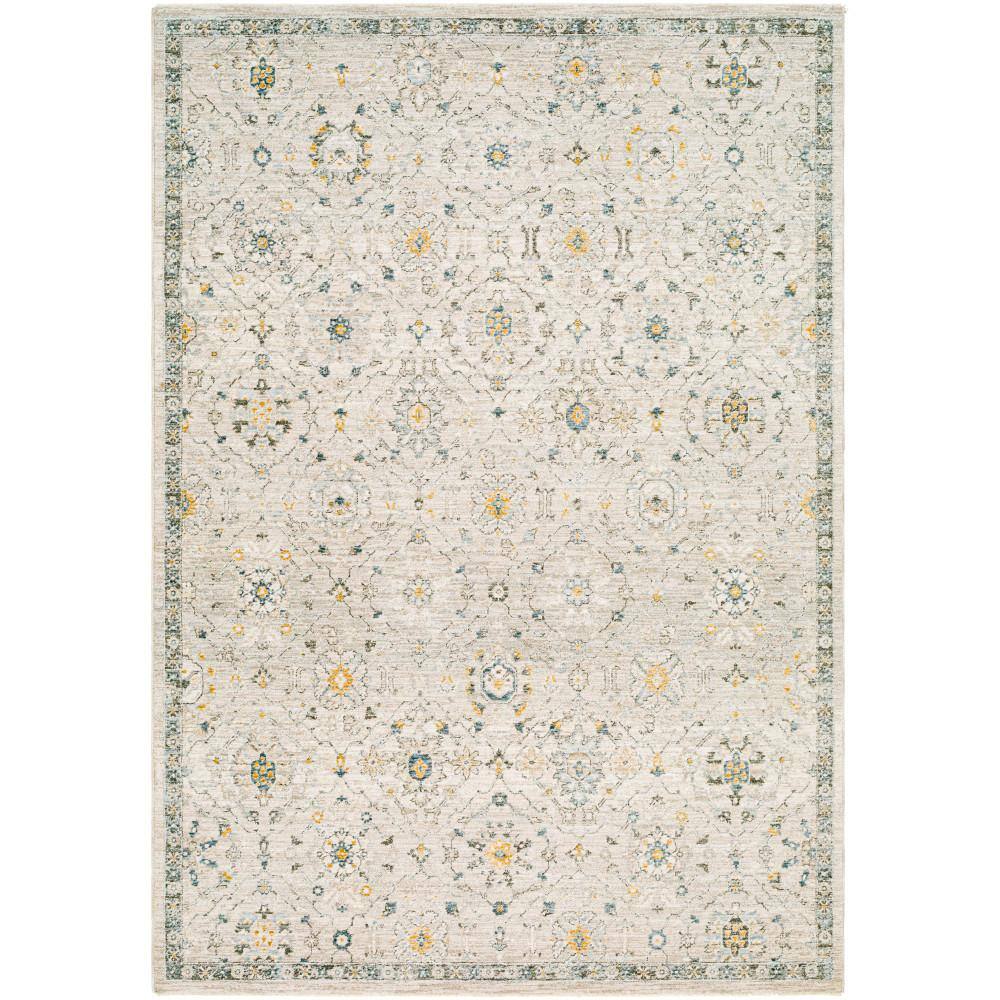 Home Decorators Collection Rosamond Gray/Yellow Oriental 7 ft. x 10 ft