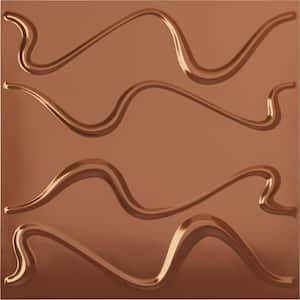 19 5/8 in. x 19 5/8 in. Versailles EnduraWall Decorative 3D Wall Panel, Copper (Covers 2.67 Sq. Ft.)