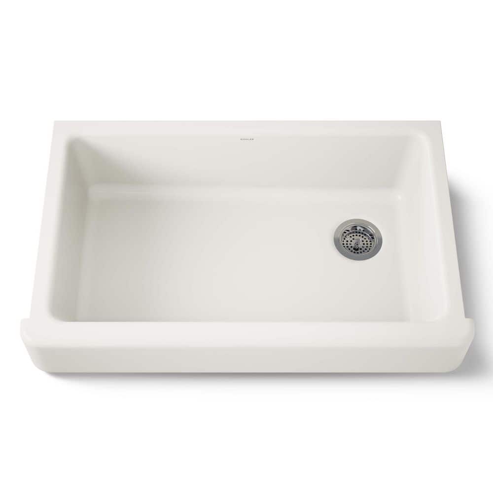 Whitehaven Undermount Farmhouse Apron Front Cast Iron 36 in. Single Basin Kitchen Sink in Biscuit price history on PriceWatchPro