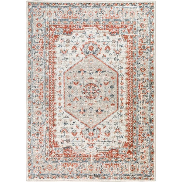 Artistic Weavers Davaro Navy 5 ft. x 7 ft. Traditional Indoor Area Rug