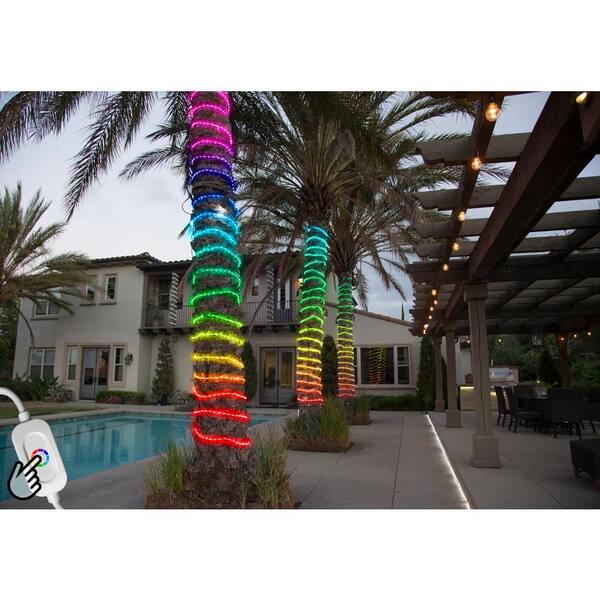 DEERPORT DECOR 16 ft. Color Control Integrated LED Rope Light DEERPORT DECOR 16 ft. Color Control Integrated LED Rope Light