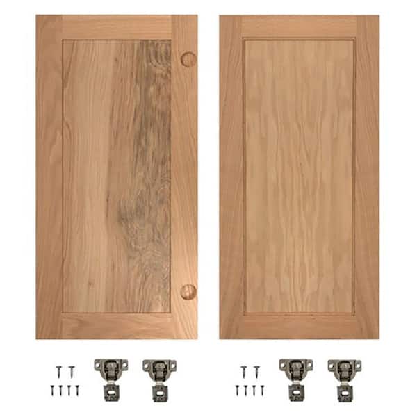 Red Oak Flat Panel Accessory Doors Red Oak Flat Panel Accessory Doors