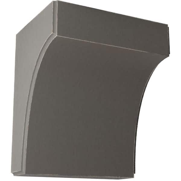 Ekena Millwork 5-1/4 in. x 6 in. x 4 in. Reclaimed Grey Clarksville Wood Vintage Decor Bracket