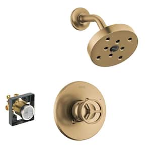 Trinsic Single-Handle 1-Spray Shower Faucet in Champagne Bronze (Valve Included)