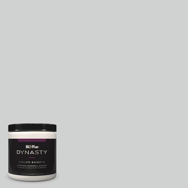 BEHR DYNASTY 8 oz. #N530-2 Double Click Eggshell Enamel Stain-Blocking Interior Paint and Primer Sample