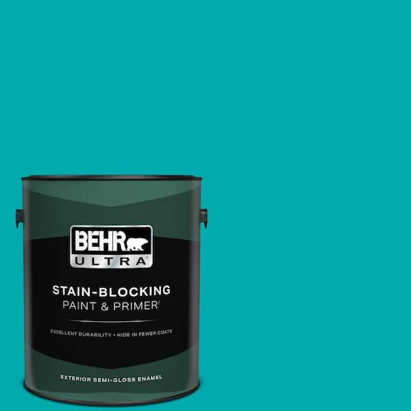 BEHR ULTRA 1 gal. #P460-5 Fiji Semi-Gloss Enamel Exterior Paint & Primer