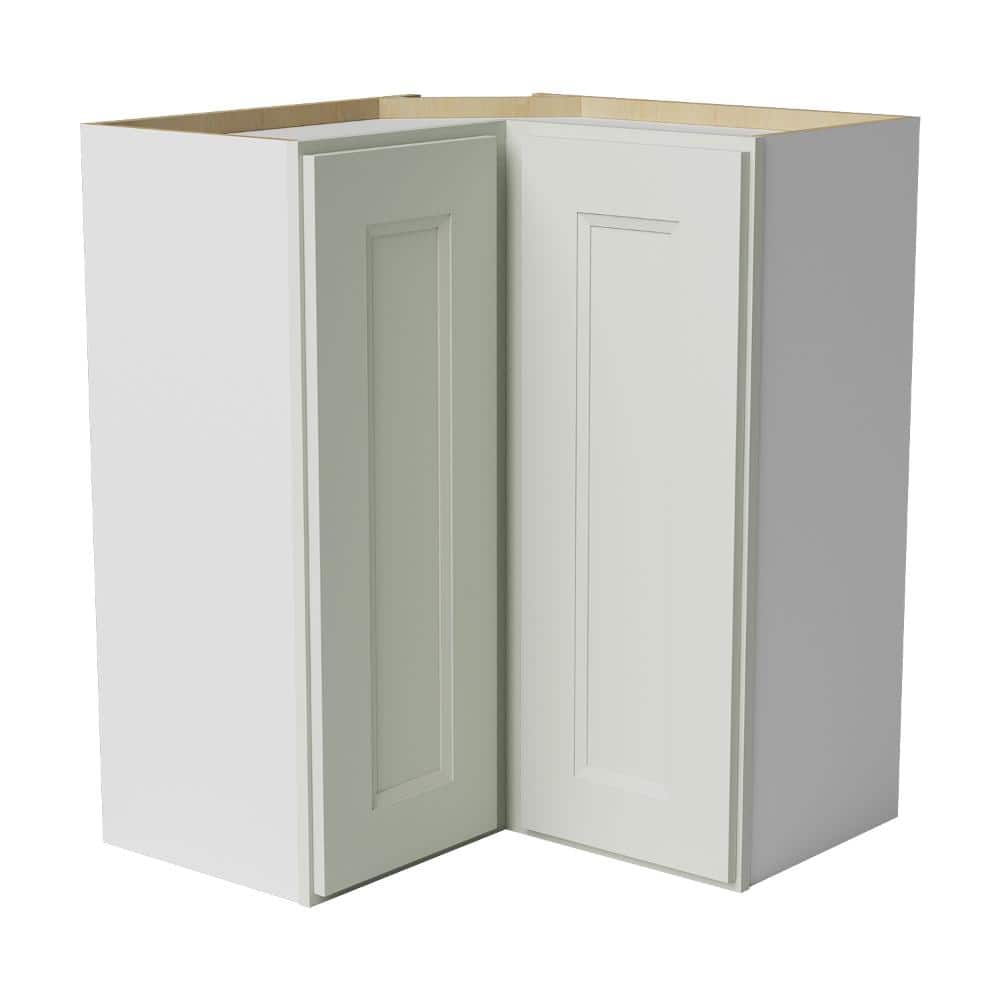 24 in. W x 12 in. D x 30 in. H Ready to Assemble Double Shaker Wall Corner Kitchen Cabinet in Laguna Grey price history on PriceWatchPro
