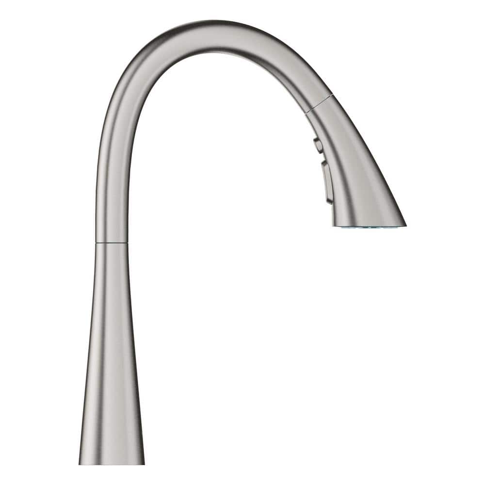 SuperSteel Single-Handle Pull-Down Kitchen Faucet with Triple Spray