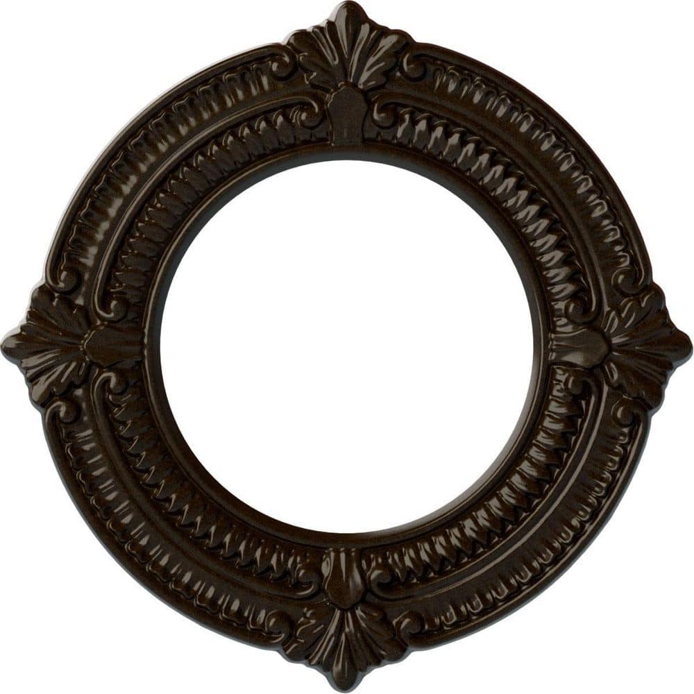 11-1/8 in. OD x 6-1/8 in. ID x 5/8 in. P (Fits Canopies up to 6-1/8 in.) Benson Polyurethane Ceiling Medallion, Bronze price history on PriceWatchPro