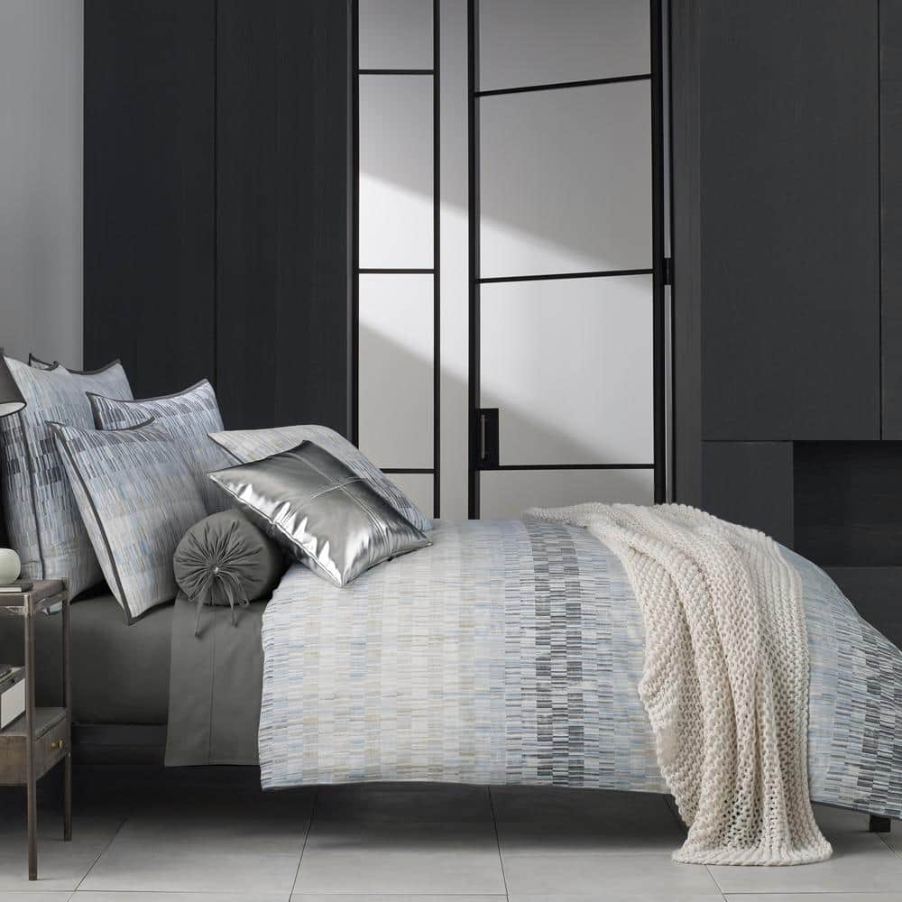 Fulton Teal Full/Queen Duvet Cover
