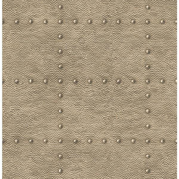 A-Street Prints Otto Bronze Hammered Metal Bronze Wallpaper Sample