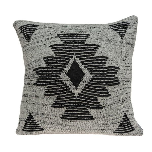 Unbranded Shosa Southwest Grey Throw Pillow