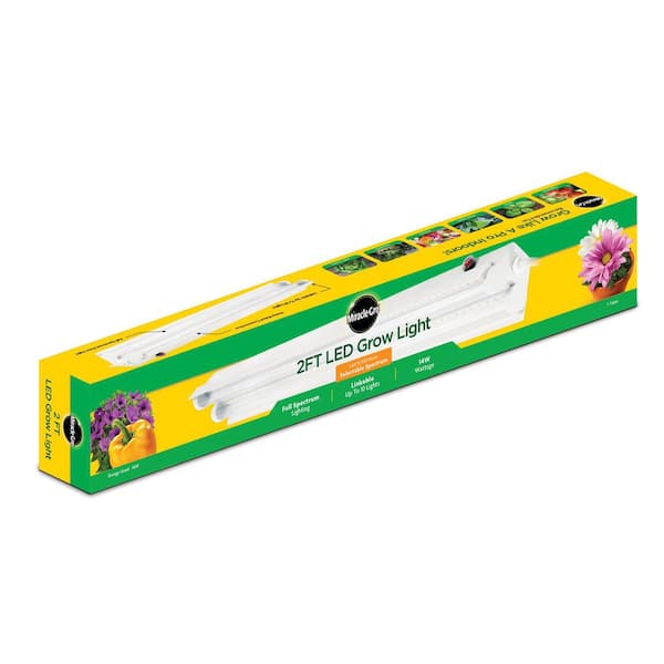 24 in. 23-Watt White LED Full Spectrum Plant Grow Light Fixture