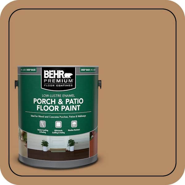 BEHR PREMIUM 1 gal. #AE-23 Light Oak Low-Lustre Enamel Interior ...