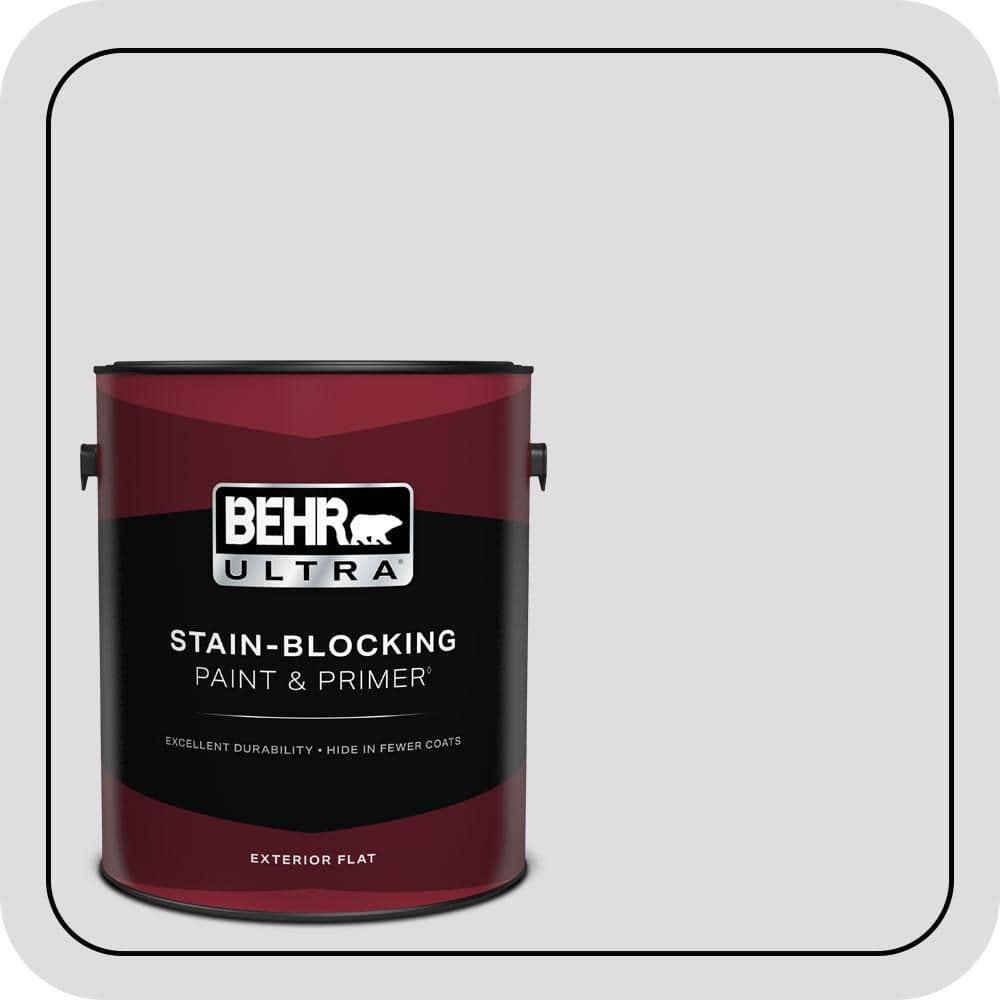 1 gal. #660E-1 Lavender Lace Flat Exterior Paint & Primer price history on PriceWatchPro