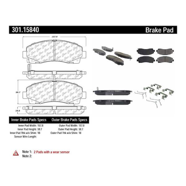 Centric Parts Disc Brake Pad Set