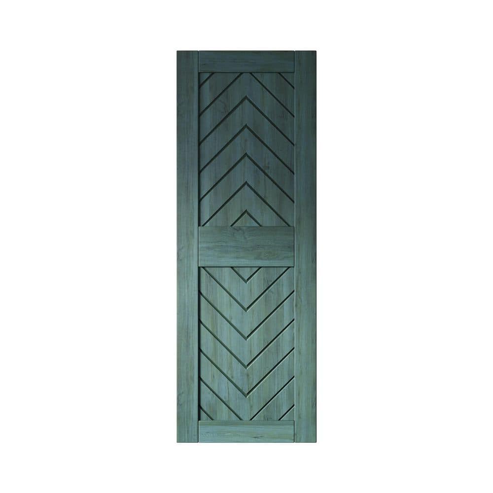 JT2 26 in. x 84 in. C-Panel Solid Core Royal Pine Fishbone Design Pine Wood Interior Sliding Barn Door Slab price history on PriceWatchPro