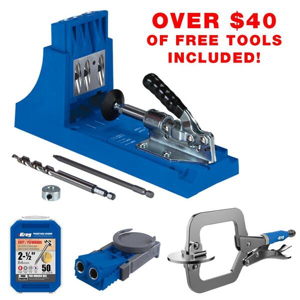 Kreg K4 Pocket Hole Jig - Adjustable, Versatile Jig for Strong