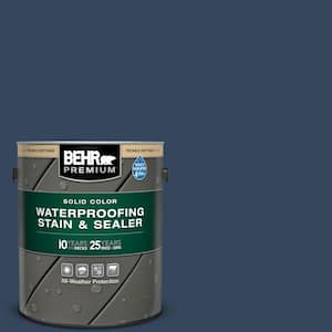 Reviews for BEHR PREMIUM 1 gal. #600F-6 Atlantic Blue Solid Color  Waterproofing Exterior Wood Stain and Sealer