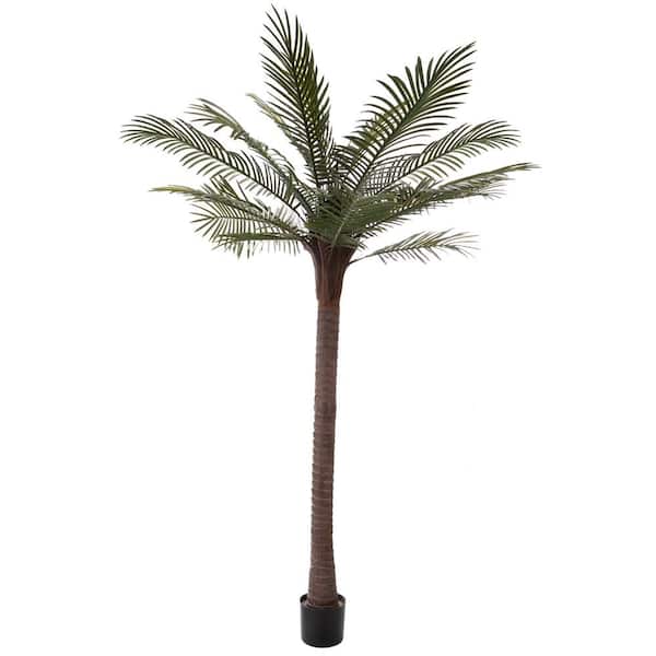 Earth Worth 6.5 ft. Artificial Robellini Palm Tree - Potted Faux Tropical Floor Plant with Natural Looking Greenery