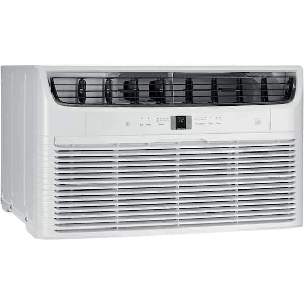 Frigidaire 10000 BTU 230-Volts Through the Wall Air Conditioner Cools 450 Sq. Ft. with Heater with Remote in White