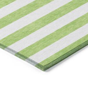 Chantille ACN528 Lime 1 ft. 8 in. x 2 ft. 6 in. Machine Washable Indoor/Outdoor Geometric Area Rug