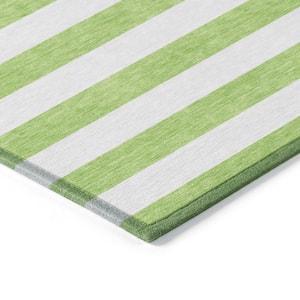 Chantille ACN528 Lime 2 ft. 6 in. x 3 ft. 10 in. Machine Washable Indoor/Outdoor Geometric Area Rug
