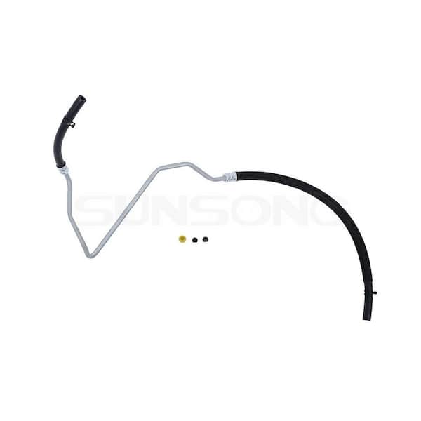 Sunsong Power Steering Return Line Hose Assembly - Cooler To Reservoir