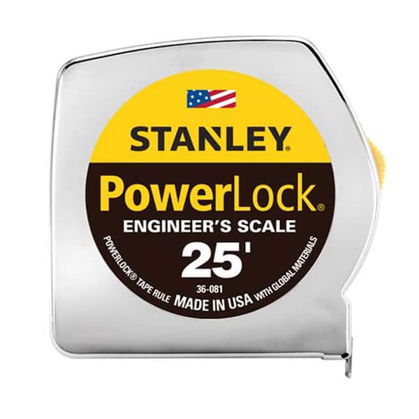 Stanley PowerLock 3 ft. L X 0.25 in. W Keychain Tape Measure 1 pk - Ace  Hardware