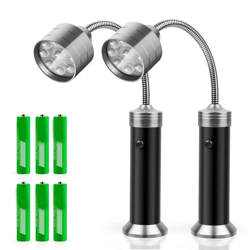 LED Volt Super Bright Gooseneck BBQ Grill Work Light Magnetic Base Battery Powered Tool Only Pack of 2 price history on PriceWatchPro