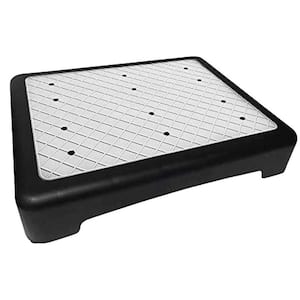 Non-Slip Rubber Platform Step Stool Bed Step Anti-Fall Safety Riser Portable Indoor Outdoor 3.5 Height 500 lbs. Capacity