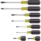 Assorted Screwdriver Set with Cushion Grip Handles (8-Piece)