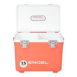7.5 qt. Leak Proof Chest Cooler in Coral