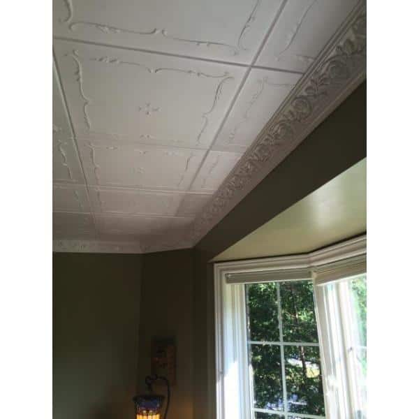 A La Maison Ceilings Spring Buds 1 6 Ft, 12 215 Acoustical Ceiling Tiles Home Depot